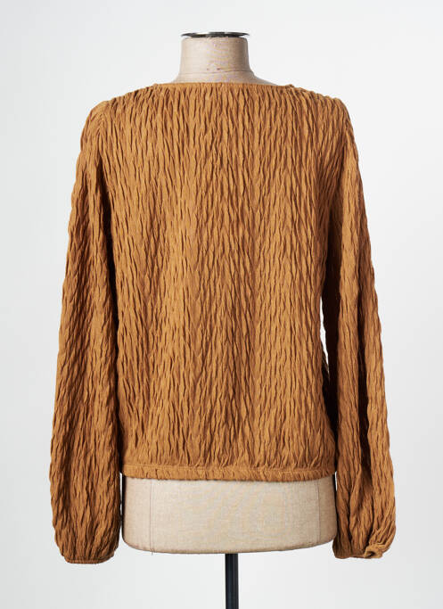 Top marron VILA pour femme