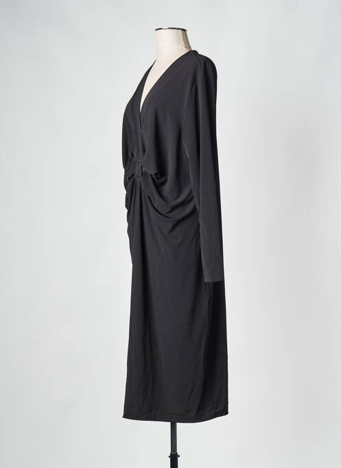 Robe mi-longue noir MAT FASHION femme