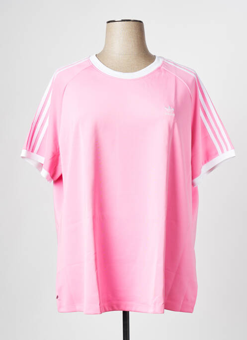 T-shirt rose ADIDAS pour femme