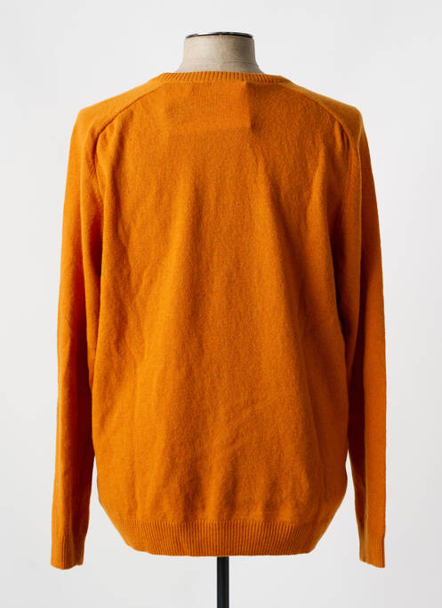 Pull orange KNOWLEDGE COTTON APPAREL pour homme