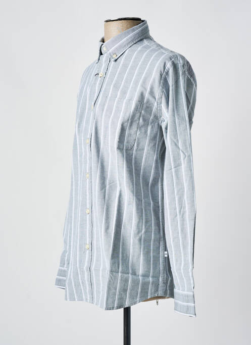 Chemise manches longues vert SELECTED pour homme