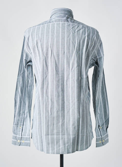 Chemise manches longues vert SELECTED pour homme