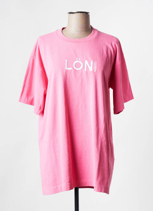T-shirt rose MARGAUX LONNBERG pour femme