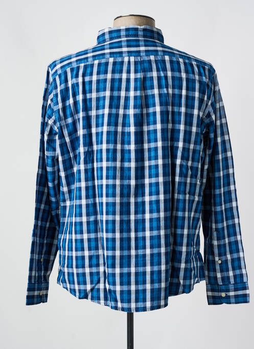 Chemise manches longues bleu DOCKERS pour homme