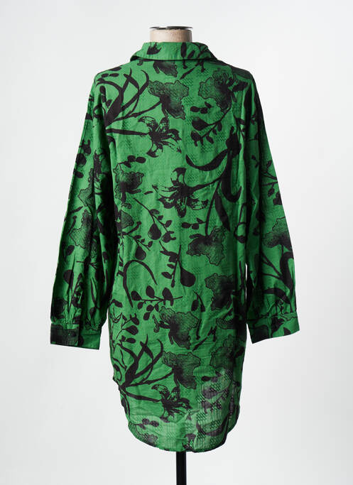 Tunique manches longues vert OBJECT pour femme