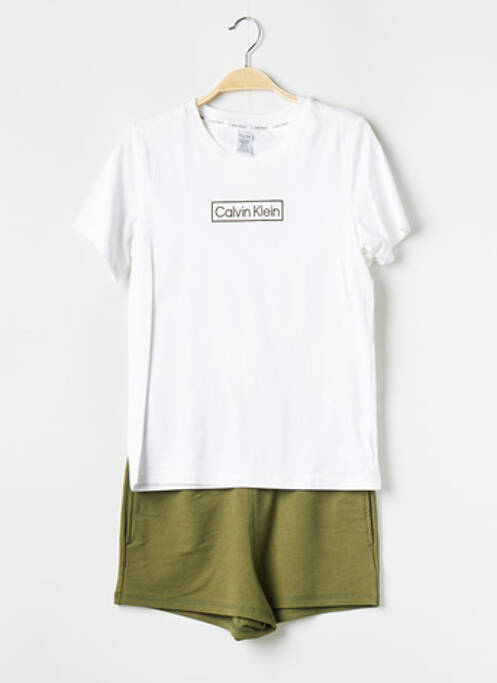 Pyjama blanc CALVIN KLEIN pour femme