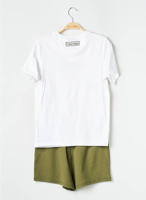 Pyjama blanc CALVIN KLEIN pour femme