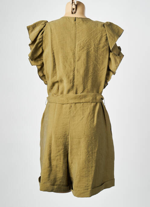 Combishort kaki PLEASE pour femme