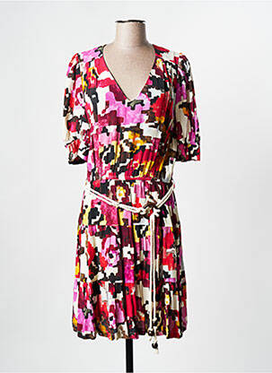 Robe courte multicolore LA PETITE FRANCAISE femme