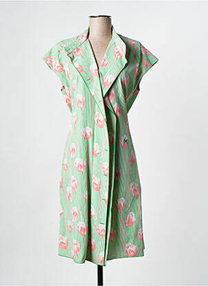 Robe mi-longue vert KENZO femme