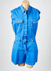 Combishort bleu PLEASE pour femme seconde vue