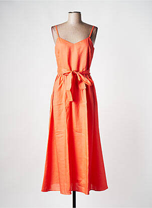 Robe longue orange MAX&CO. femme