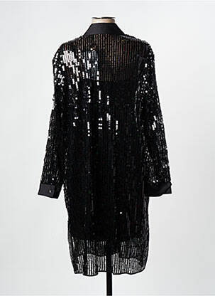 Robe mi-longue noir KARL LAGERFELD femme