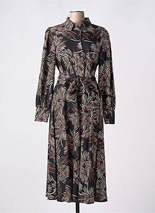 Robe mi-longue noir PERSONA BY MARINA RINALDI femme