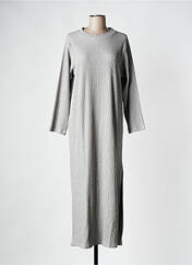 Robe longue gris ROSAE pour femme seconde vue