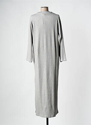 Robe longue gris ROSAE femme