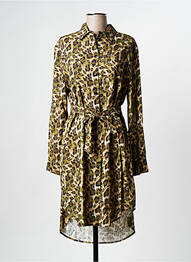 Robe mi-longue marron PLEASE femme