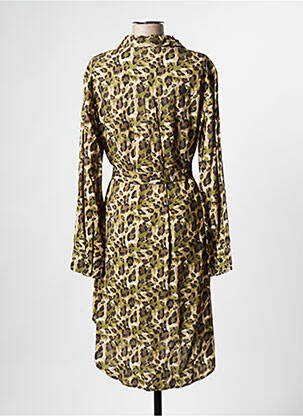 Robe mi-longue marron PLEASE femme
