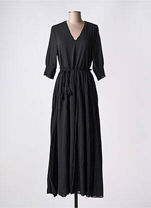 Robe longue noir POMANDERE femme