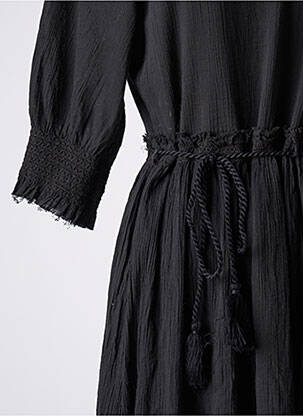 Robe longue noir POMANDERE femme