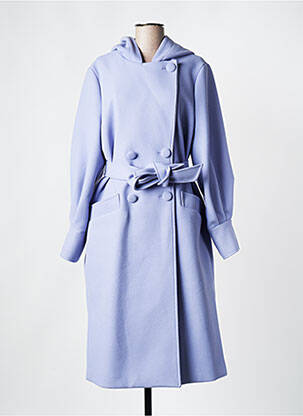 Manteau long violet TWINSET femme