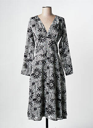 Robe mi-longue noir THE KOOPLES femme