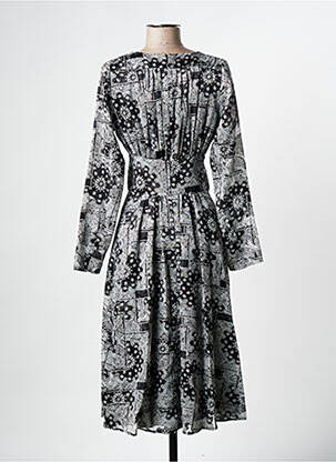 Robe mi-longue noir THE KOOPLES femme