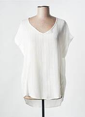 Top blanc PLEASE pour femme seconde vue