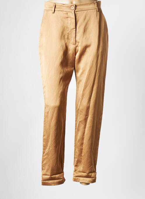 Pantalon droit marron MOMONI pour femme