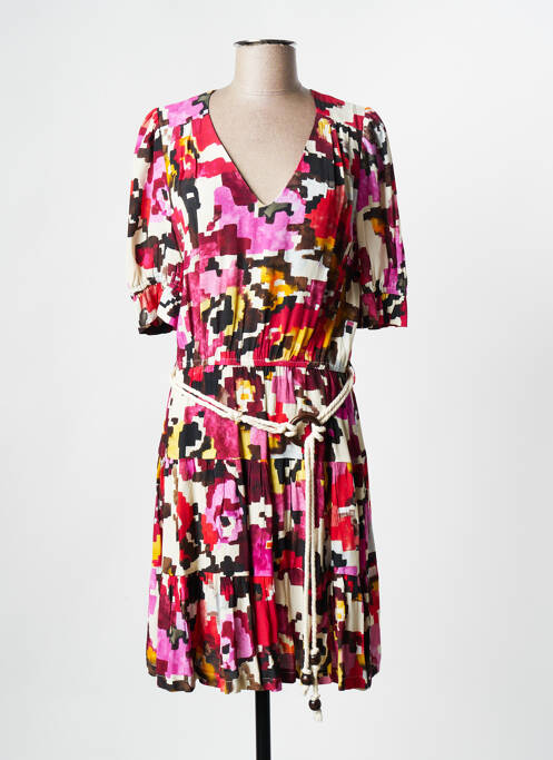 Robe courte multicolore LA PETITE FRANCAISE pour femme