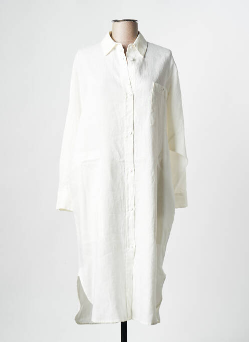 Robe mi-longue blanc MAX MARA pour femme