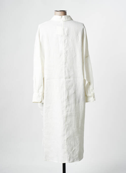 Robe mi-longue blanc MAX MARA pour femme