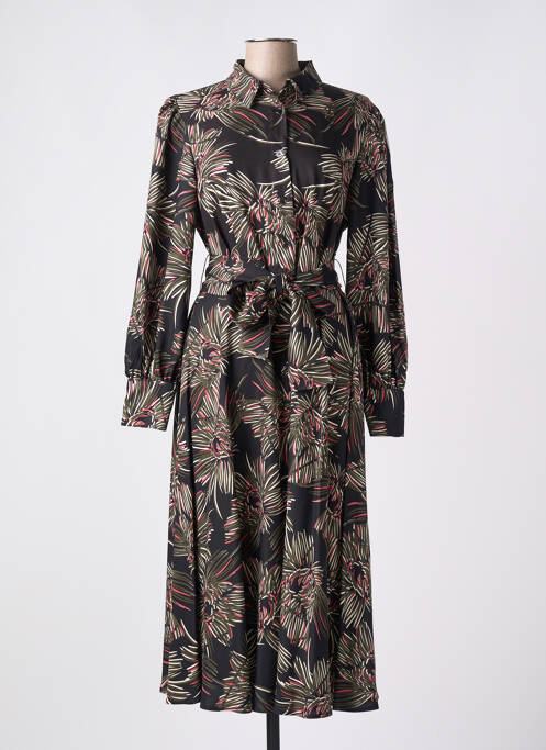 Robe mi-longue noir PERSONA BY MARINA RINALDI pour femme