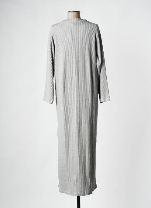 Robe longue gris ROSAE pour femme