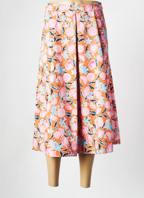 Jupe mi-longue orange MAX&CO. pour femme