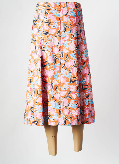 Jupe mi-longue orange MAX&CO. pour femme