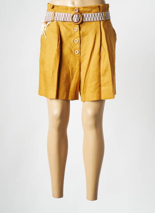 Short orange LA PETITE FRANCAISE pour femme