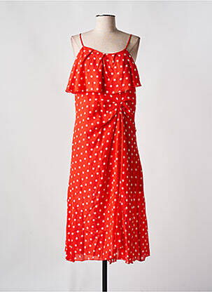 Robe mi-longue orange ESSENTIEL ANTWERP femme