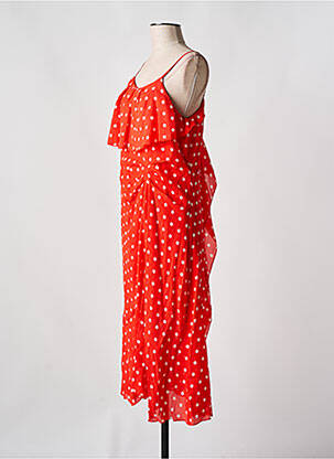Robe mi-longue orange ESSENTIEL ANTWERP femme