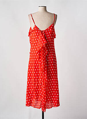 Robe mi-longue orange ESSENTIEL ANTWERP femme