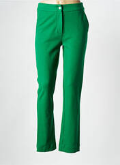 Pantalon droit vert COLLECTORS CLUB pour femme seconde vue