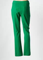 Pantalon droit vert COLLECTORS CLUB pour femme seconde vue