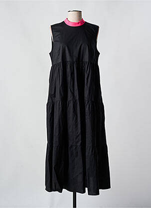 Robe mi-longue noir TWINSET femme