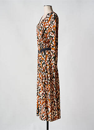 Robe longue marron LA PETITE FRANCAISE femme