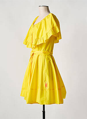 Robe courte jaune TWINSET femme