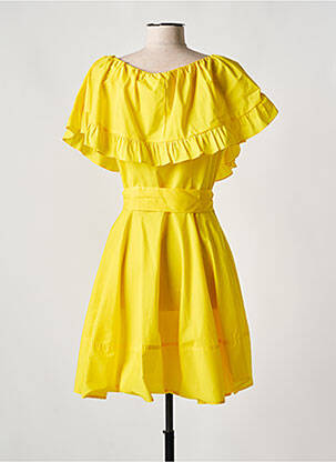 Robe courte jaune TWINSET femme