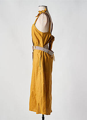 Robe mi-longue orange LA PETITE FRANCAISE femme