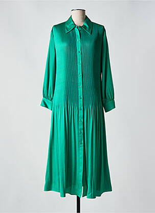 Robe mi-longue vert TWINSET femme