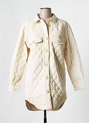 Doudoune beige OBJECT femme
