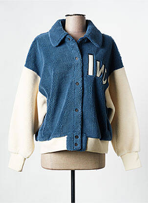 Manteau court bleu INDEE femme